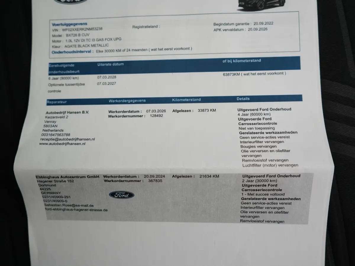 1.0 EcoBoost ST-Line X 155pk Dealer O.H | Trekhaak Afn. | Panodak | Adaptive Cruise | Bang & Olufsen | Camera | Sportstoelen & Stuur Verwarmd | Keyless | Virtual | Navigatie | DAB | 17"L.M |
