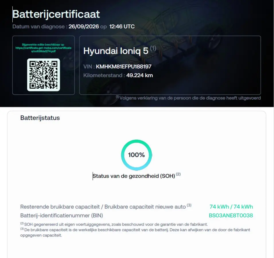 Connect 77.4 kWh / Navigatie / 3-fase Laden / BTW auto / Long Range / SOH 100% / Stoel en Stuurverwarming /