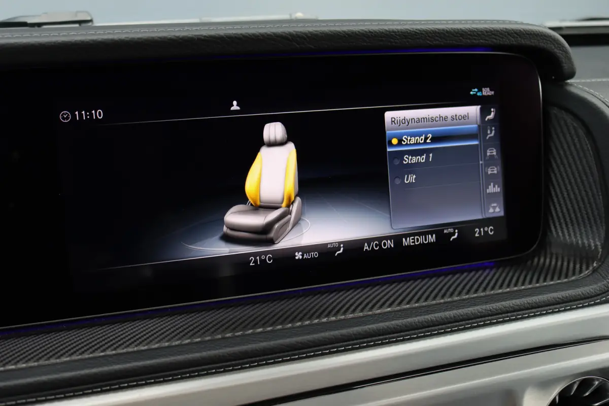 500 V8 | Schuifdak | Distronic+ | Standkachel | Burmester | Massage | Leder Exclusief | Stoelventilatie | Trekhaak | Sfeerverlichting | Apple Carplay |