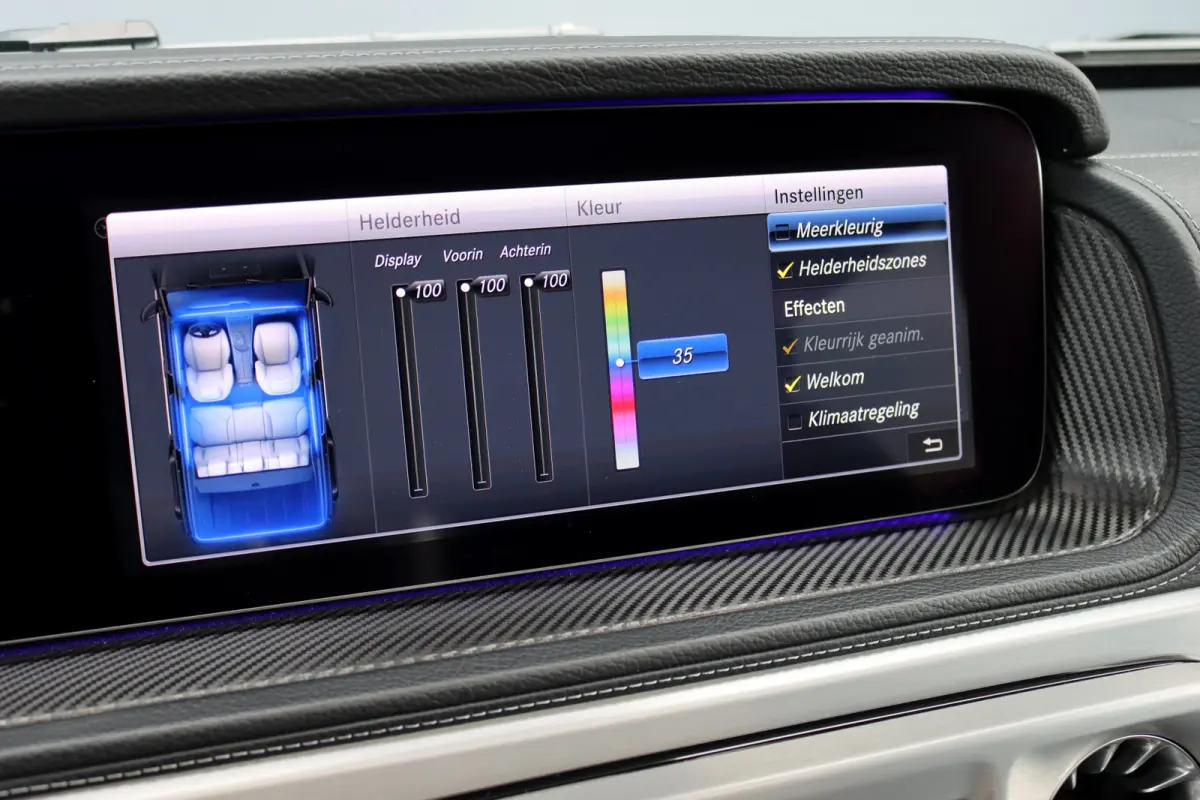 500 V8 | Schuifdak | Distronic+ | Standkachel | Burmester | Massage | Leder Exclusief | Stoelventilatie | Trekhaak | Sfeerverlichting | Apple Carplay |