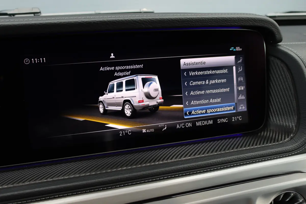 500 V8 | Schuifdak | Distronic+ | Standkachel | Burmester | Massage | Leder Exclusief | Stoelventilatie | Trekhaak | Sfeerverlichting | Apple Carplay |