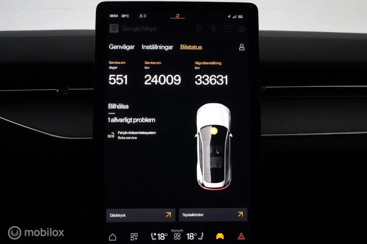 Long range Dual motor Pilot Plus 111 kWh, B&W