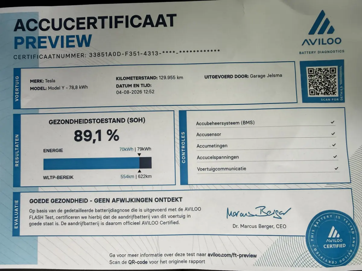 Performance AWD 75 kWh, incl. BTW | Trekhaak