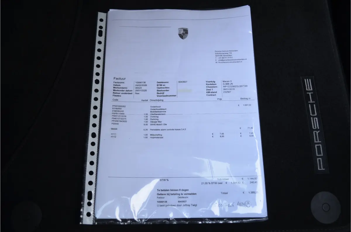 3.0 S Panoramdak | Stoelventilatie | Luchtvering | Stoelverwarm v+a | Standverwarming | 14/18-weg stoelverst Bose | Recent onderhoud Porsche gehad |