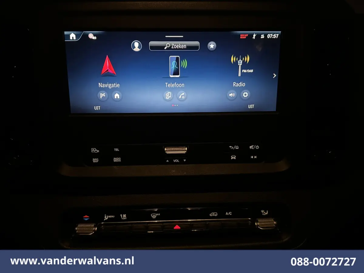 116 CDI 164pk L2H1 Euro6 Airco | Camera | Navigatie | Cruisecontrol | Stoelverwarming Parkeersensoren, Bijrijdersbank