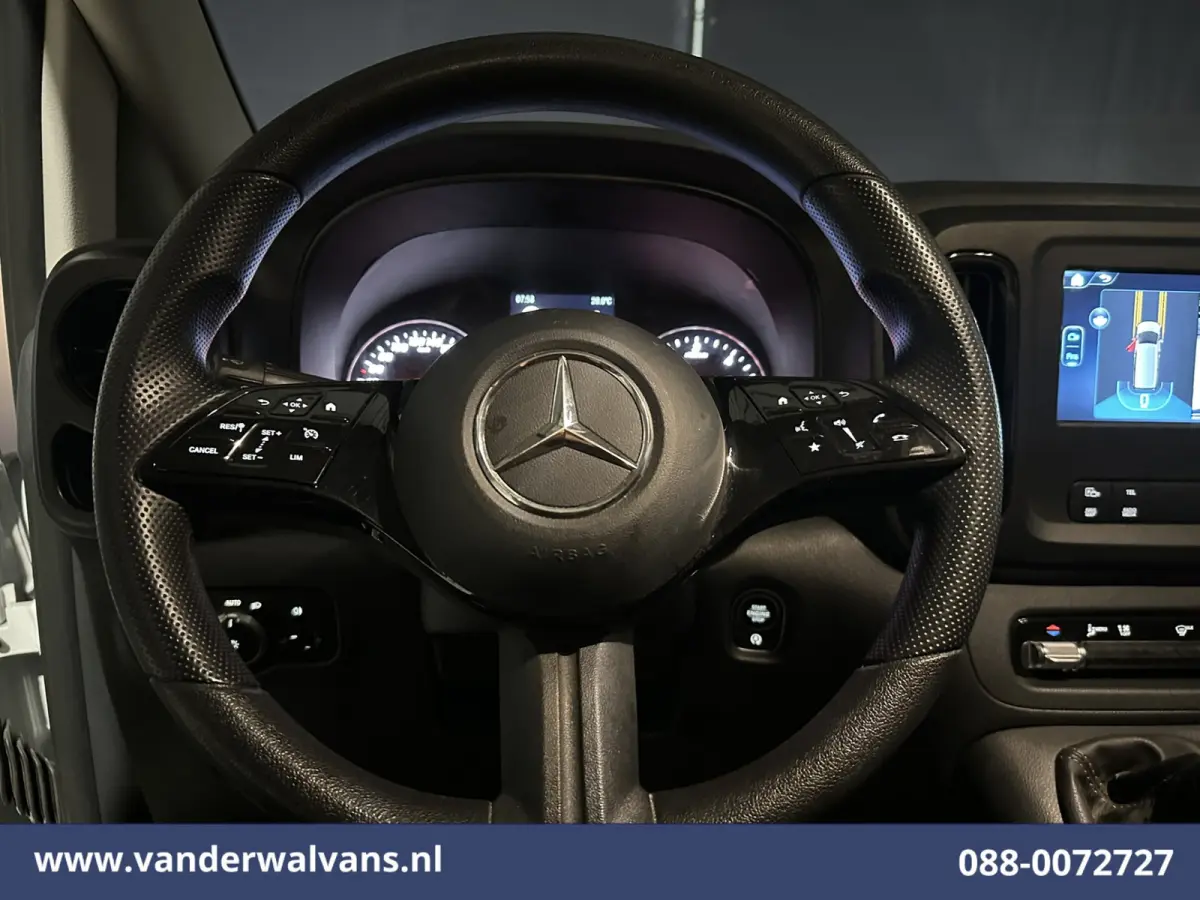 116 CDI 164pk L2H1 Euro6 Airco | Camera | Navigatie | Cruisecontrol | Stoelverwarming Parkeersensoren, Bijrijdersbank