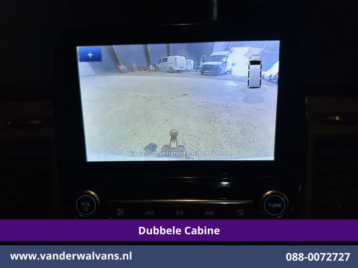 2.0 TDCI 130pk Automaat L2H1 Dubbele Cabine Euro6 Airco | 5-Zits | Camera | Navigatie | LED | Apple Carplay | Cruisecontrol Android Auto, Trekhaak, Stoelverwarming, Parkeersensoren, Achterkl
