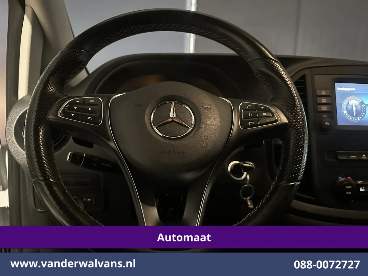 114 CDI 136pk 9G-Tronic Automaat L3H1 Euro6 Airco | Camera | Apple Carplay | Cruisecontrol Android Auto, 2500kg Trekhaak, Parkeersensoren, Bijrijdersbank, Bumper in de kleur