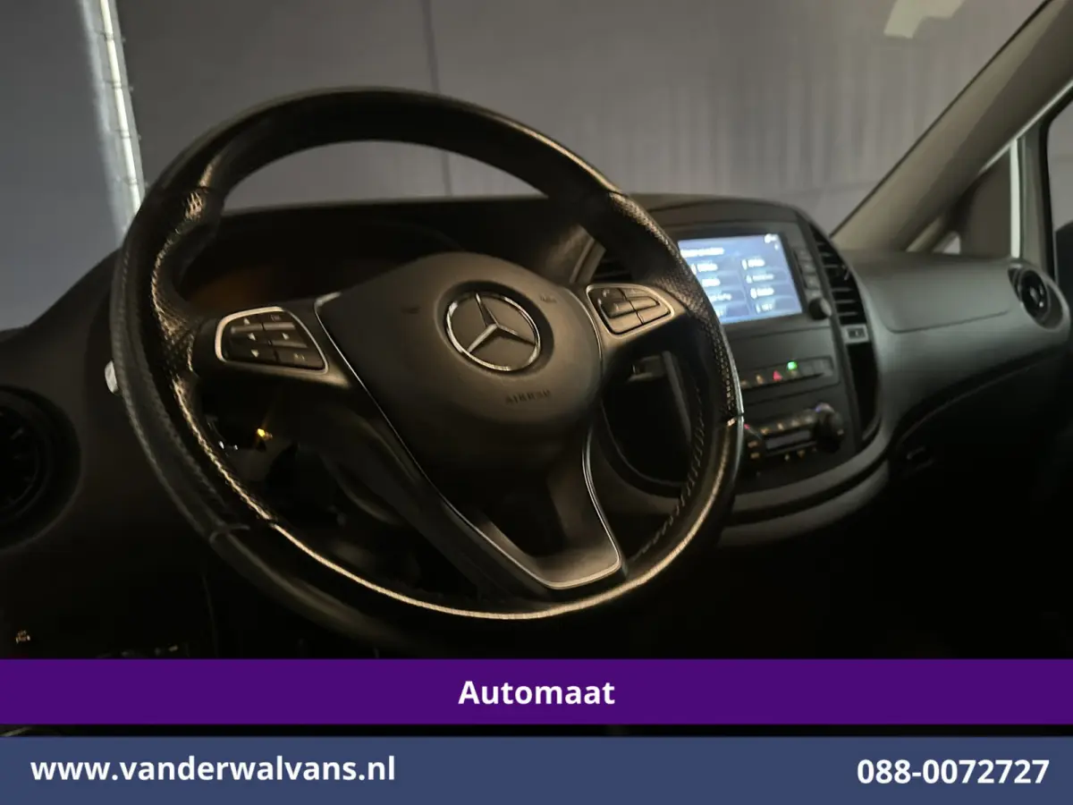 114 CDI 136pk 9G-Tronic Automaat L3H1 Euro6 Airco | Camera | Apple Carplay | Cruisecontrol Android Auto, 2500kg Trekhaak, Parkeersensoren, Bijrijdersbank, Bumper in de kleur