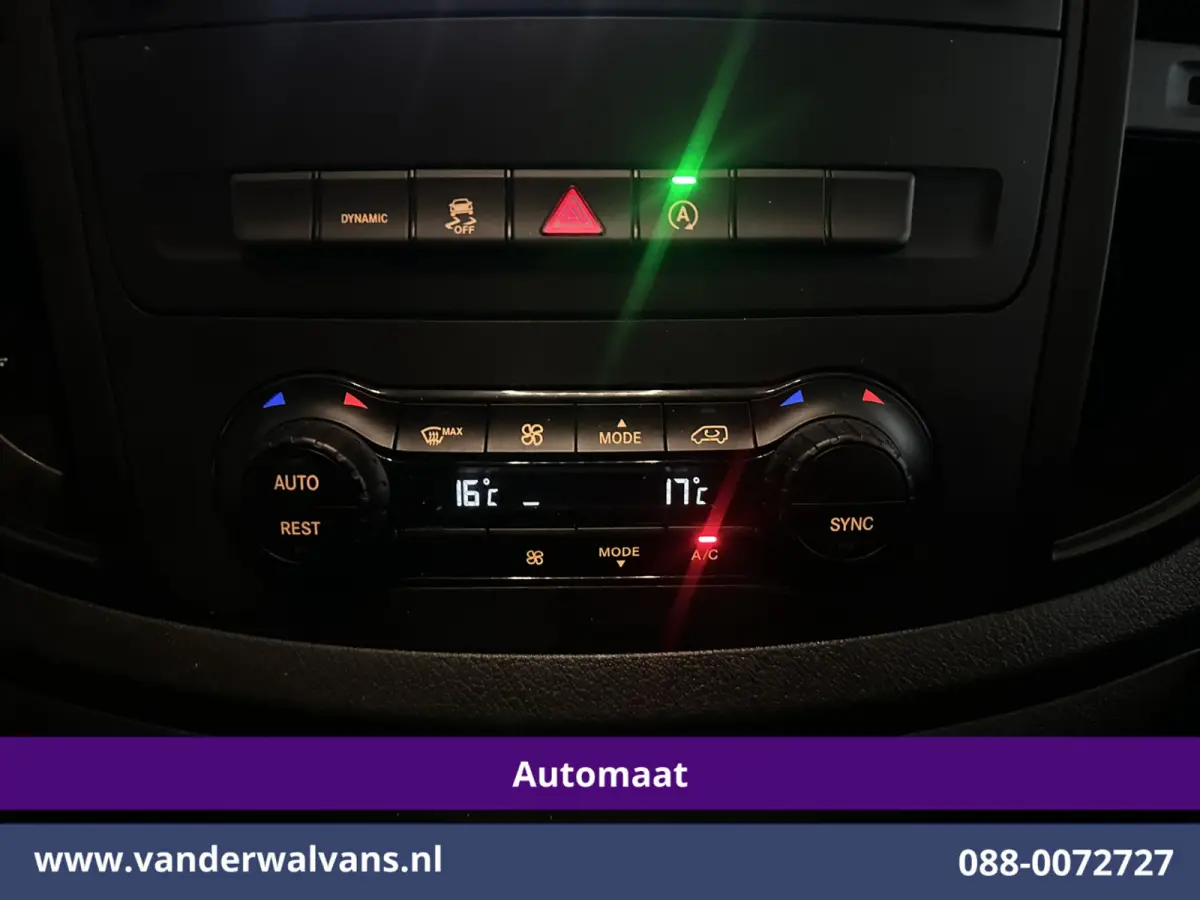 114 CDI 136pk 9G-Tronic Automaat L3H1 Euro6 Airco | Camera | Apple Carplay | Cruisecontrol Android Auto, 2500kg Trekhaak, Parkeersensoren, Bijrijdersbank, Bumper in de kleur