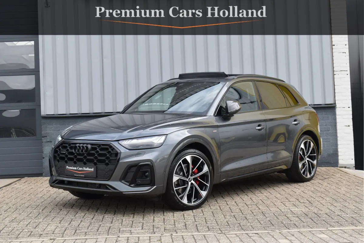 50 TFSI e S-Line 299 Pk Competition Pano Lucht Carbon Keyless Trekhaak Oled Matrix 21 Inch