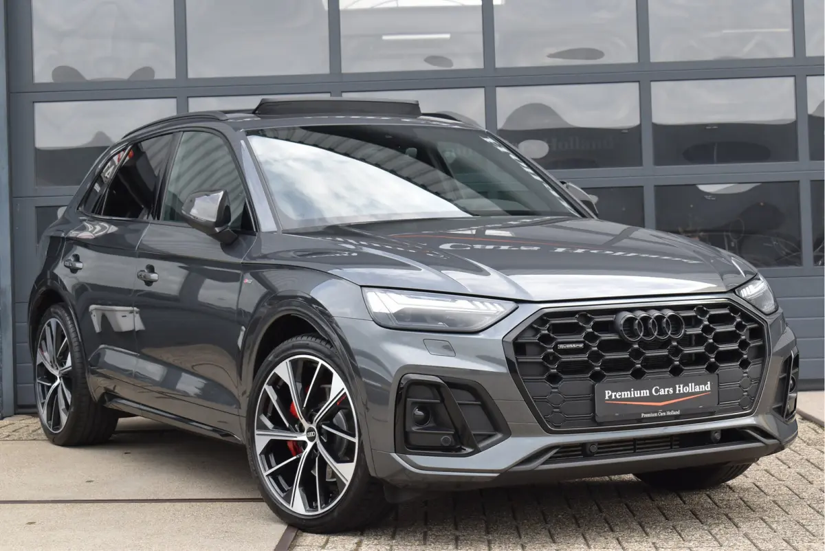 50 TFSI e S-Line 299 Pk Competition Pano Lucht Carbon Keyless Trekhaak Oled Matrix 21 Inch