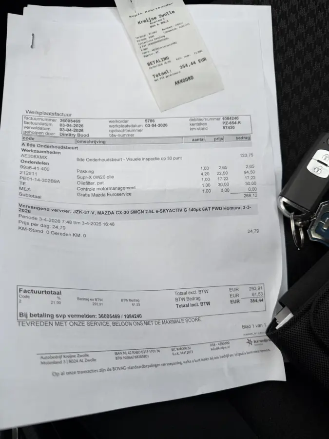 1.5 Skyactiv-G Dynamic AIRCO LMV CRUISE NAV DEALER ONDERH