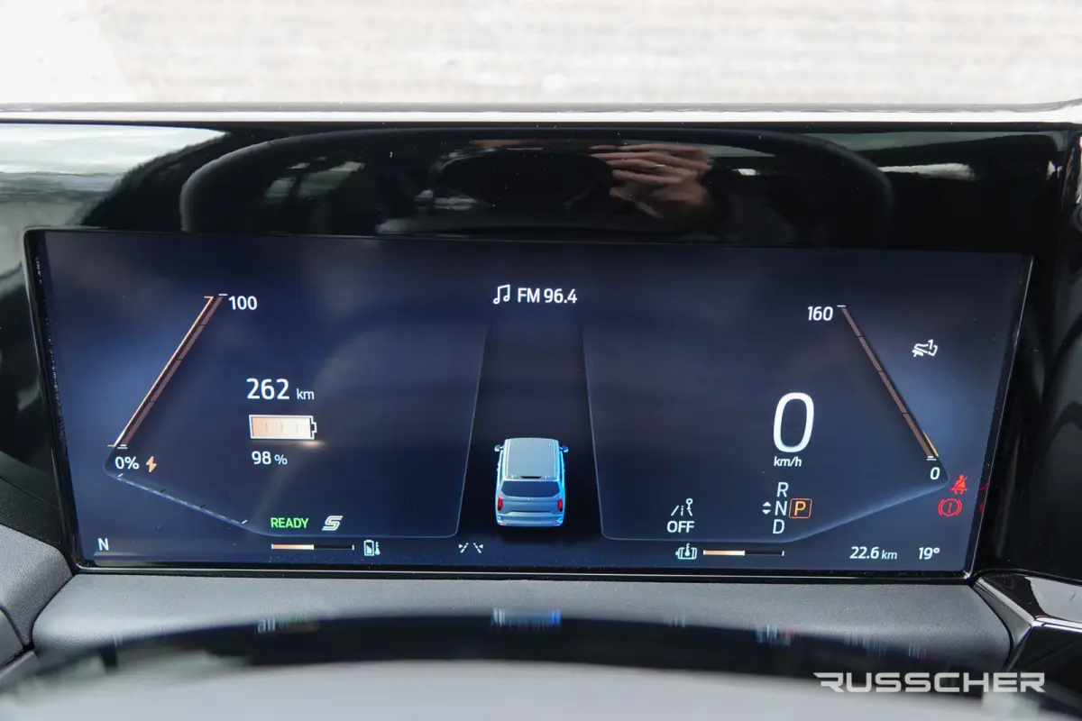 L2H1 218Pk Aut. | Tourneo Sport | 8-Persoons | Nieuwe 71kWh Accu | Elektrisch | Panoramadak | 360° Camera | 19''