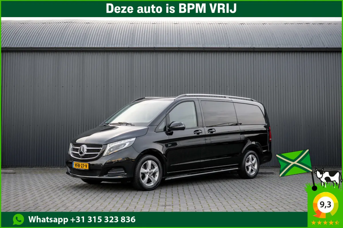 V 250 BlueTEC | Automaat | 360° Camera | Leder | Burmester | Elekt.schuifdeur L+R | Climatronic | Trekhaak