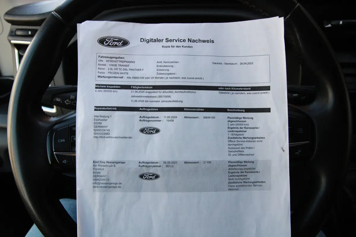 350 2.0 TDCI 130PK L3H2 Trend / Camera / App connect / Navi / 3 zits