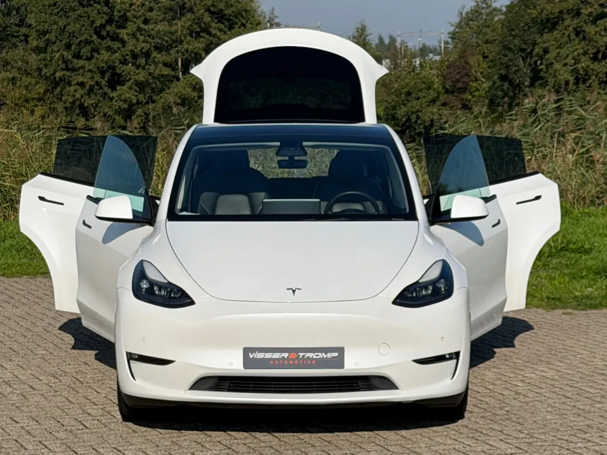 Long Range AWD 75 kWh - Pearl White - Panorama/Leder - SOH 91%