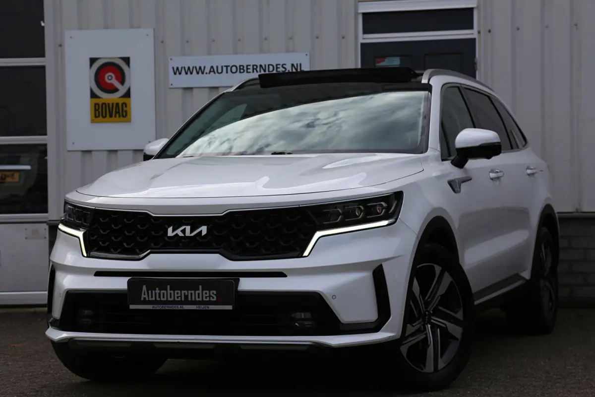 1.6 T-GDI Plug-in Hybrid 4WD ExecutiveLine*Fabrieksgarantie*Perfect Onderh.*Parelmoer Wit*Pano/Afneemb.Trekhaak/Bose/ACC met stuurhulp/360Camera/Stoelverw.V+A/Stuurverw./Apple Carplay-Androi