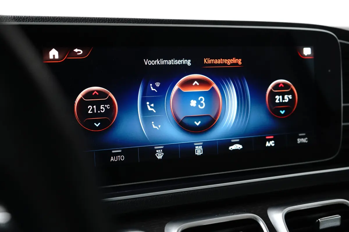 350 e 4MATIC Premium AMG-Line | Adapt. Cruise | Schuifdak | Softclose | Stoelverwarming | 360 Camera | Leder | Navi | Trekhaak | Memory | Elektr. Klep