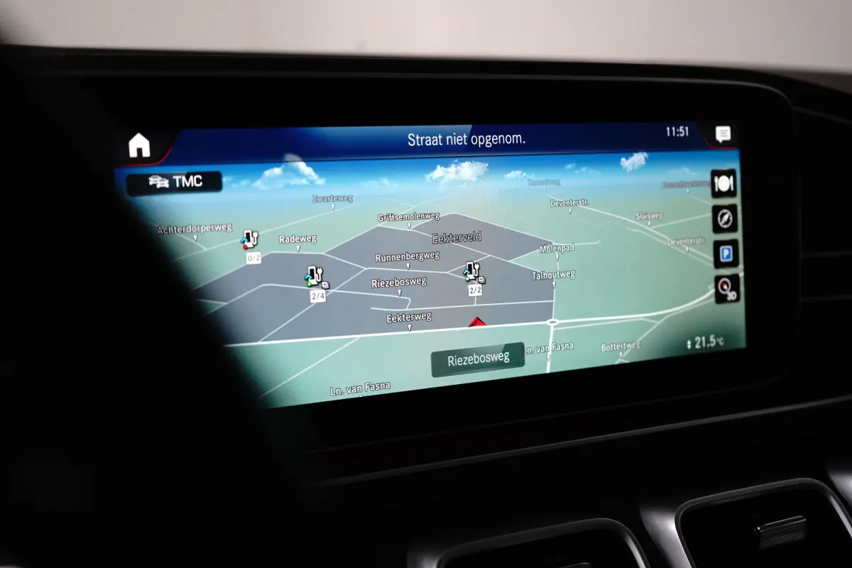350 e 4MATIC Premium AMG-Line | Adapt. Cruise | Schuifdak | Softclose | Stoelverwarming | 360 Camera | Leder | Navi | Trekhaak | Memory | Elektr. Klep