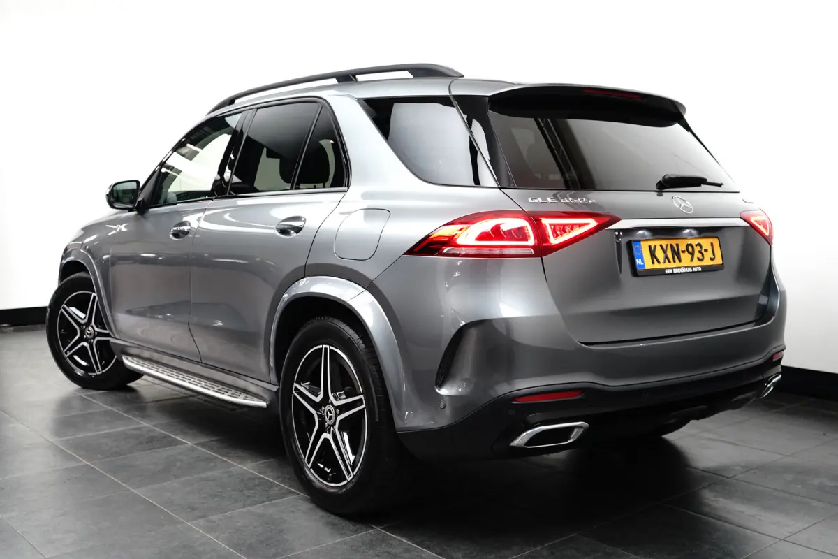 350 e 4MATIC Premium AMG-Line | Adapt. Cruise | Schuifdak | Softclose | Stoelverwarming | 360 Camera | Leder | Navi | Trekhaak | Memory | Elektr. Klep