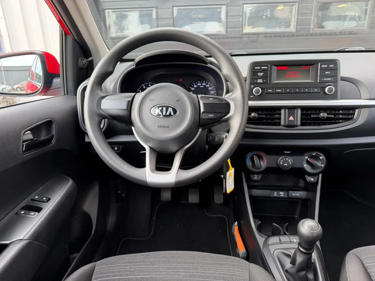 1.0 CVVT PlusLine | 50.689 KM | AIRCO | ZWARTE LMV |SPORTIEF ROOD |
