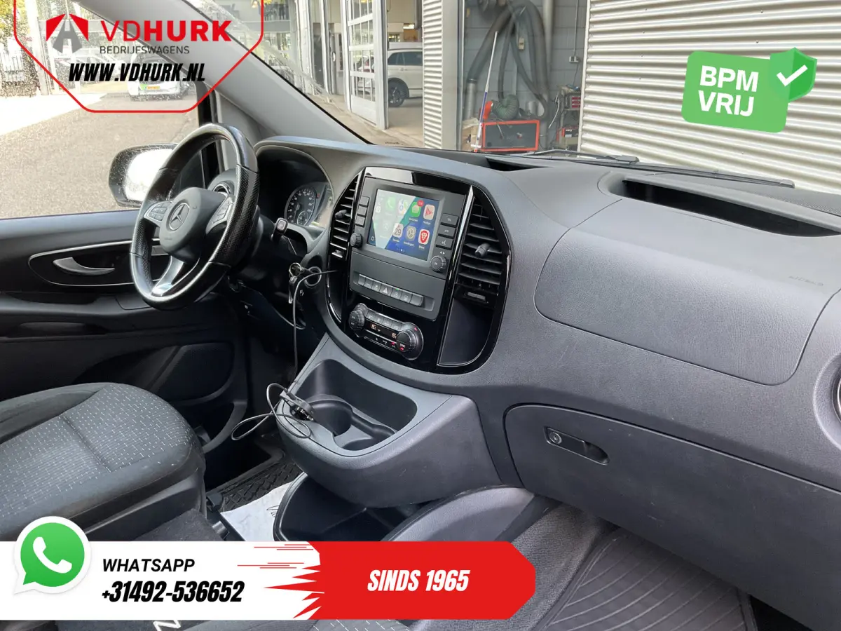 116 CDI L3 Aut. DC Dubbel Cabine LED/ Adapt.Cruise/ Carplay/ Standkachel/ Stoelverw./ Climate/ Camera/ 17’LMV/ Trekhaak