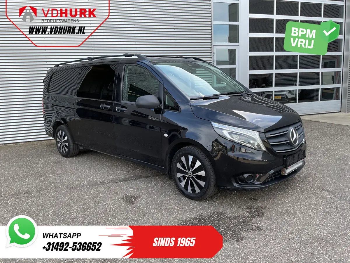 116 CDI L3 Aut. DC Dubbel Cabine LED/ Adapt.Cruise/ Carplay/ Standkachel/ Stoelverw./ Climate/ Camera/ 17’LMV/ Trekhaak