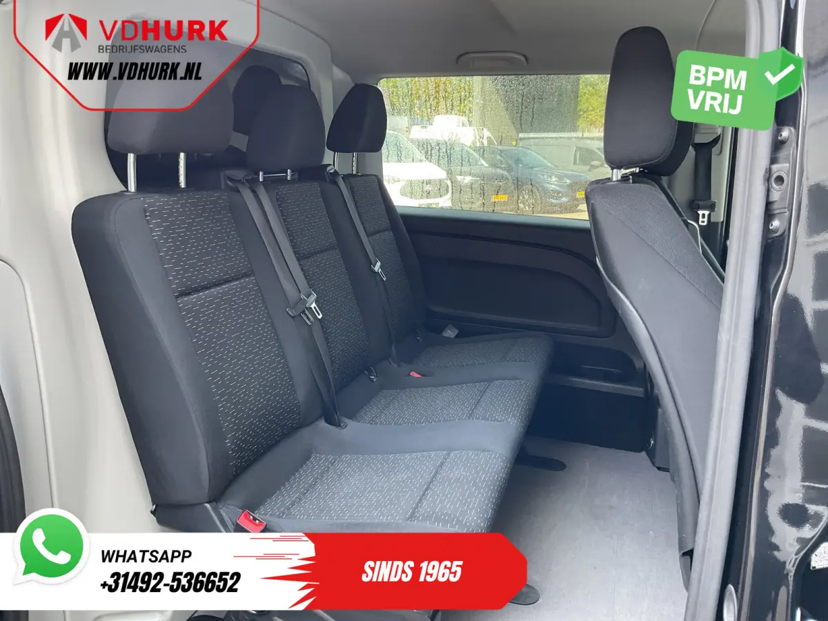 116 CDI L3 Aut. DC Dubbel Cabine LED/ Adapt.Cruise/ Carplay/ Standkachel/ Stoelverw./ Climate/ Camera/ 17’LMV/ Trekhaak