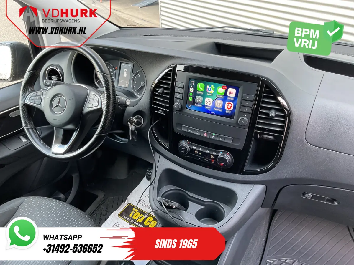 116 CDI L3 Aut. DC Dubbel Cabine LED/ Adapt.Cruise/ Carplay/ Standkachel/ Stoelverw./ Climate/ Camera/ 17’LMV/ Trekhaak