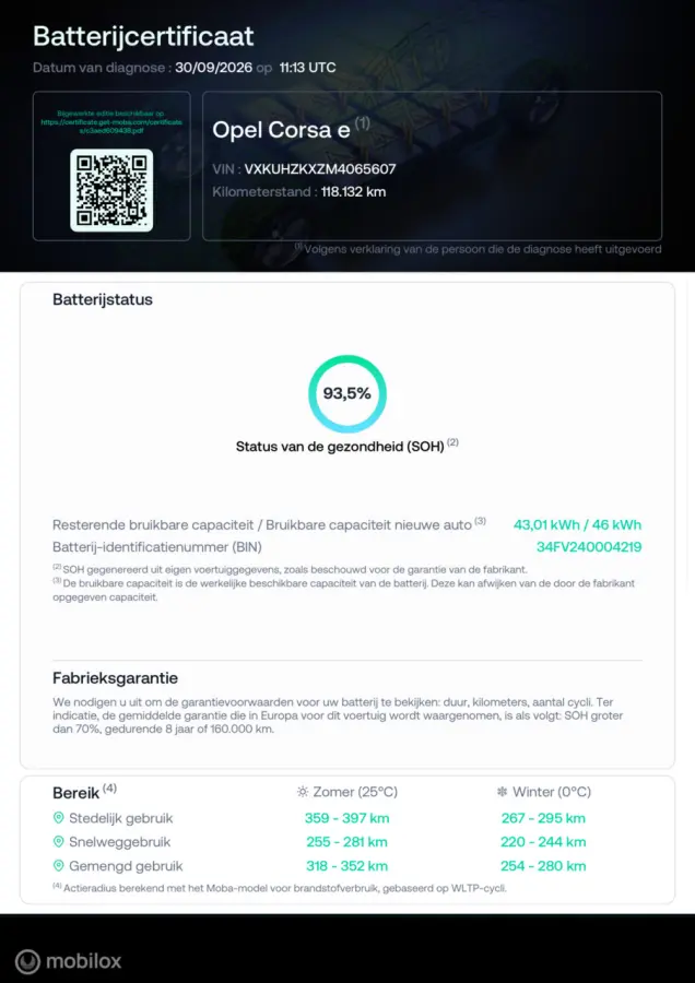 GS Line 50 kWh CarPlay Full-Led soH 93,5%! NAP