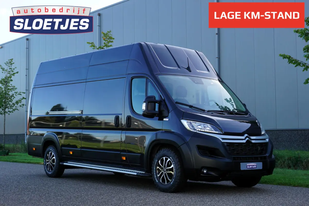 2.2 BlueHDi 165 L4H3 3.5t in Topstaat |Standkachel |Trekhaak |Climate control |Cruise |Navi |Carplay |Achteruitrijcamera |EURO6D |1e eigenaar |Metallic