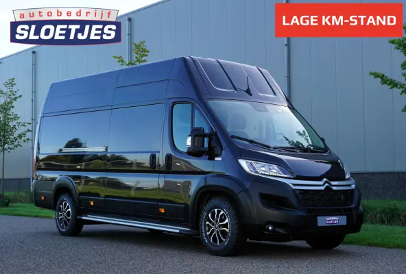 2.2 BlueHDi 165 L4H3 3.5t in Topstaat |Standkachel |Trekhaak |Climate control |Cruise |Navi |Carplay |Achteruitrijcamera |EURO6D |1e eigenaar |Metallic