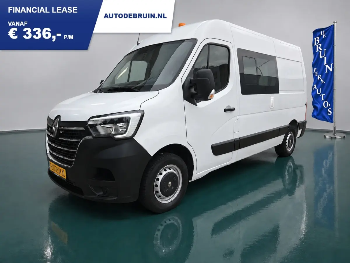 /Renault Master 2.3 dCi L2H2 DC 7-Persoons Airco Cruisecontrol 136Pk Dubbelcabine