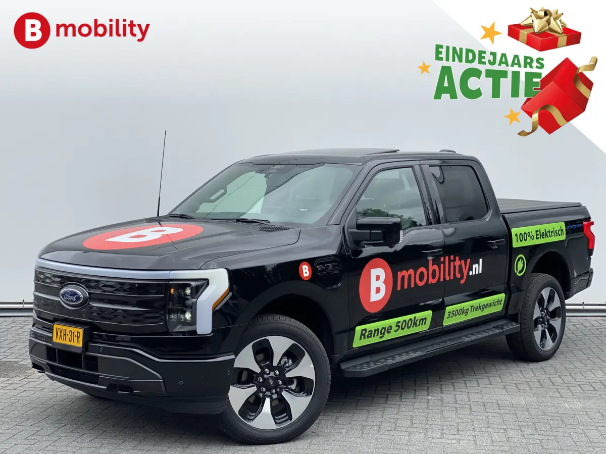 F-150 - Lightning Platinum 4x4 Extended Range 500km | Trekhaak 3500kg | Leer | Top View Camera | LED | Navigatie | Schuif/Kanteldak | Direct Leverbaar! | Pick Up