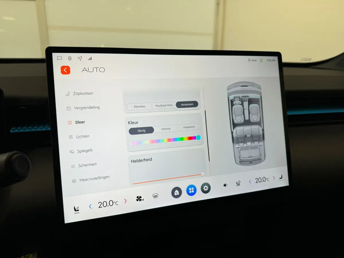 More 66 kWh | 22 kW lader | 360 Camera | Memory seats | High end audio | Apple Carplay/Android Auto |