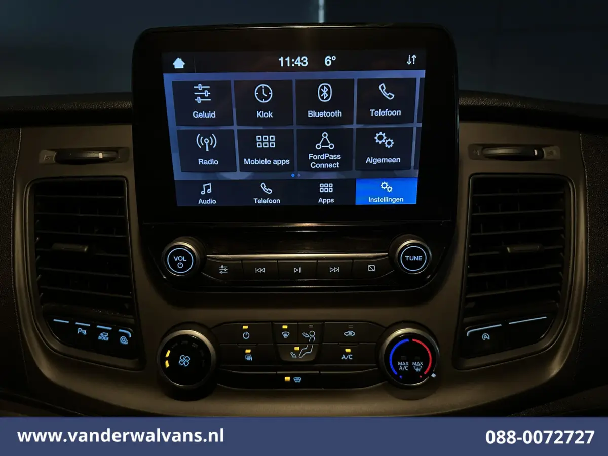 2.0 TDCI L1H1 Euro6 Airco | Camera | LED | Android Auto | Cruisecontrol | Verwarmde voorruit Parkeersensoren, Bijrijdersbank, 2500kg trekvermogen