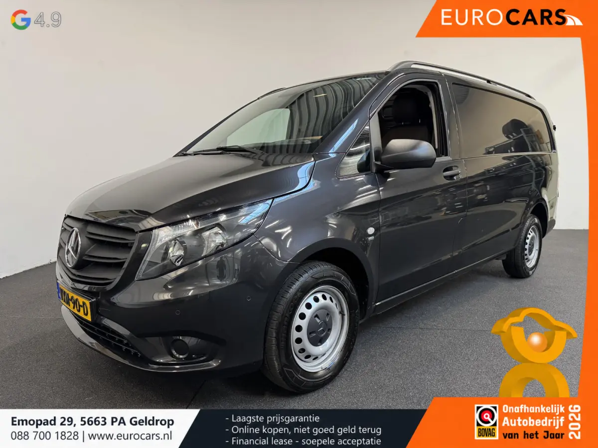 114 CDI Lang L2 Automaat Apple Carplay Airco Bluetooth Camera Trekhaak Lederen bekleding