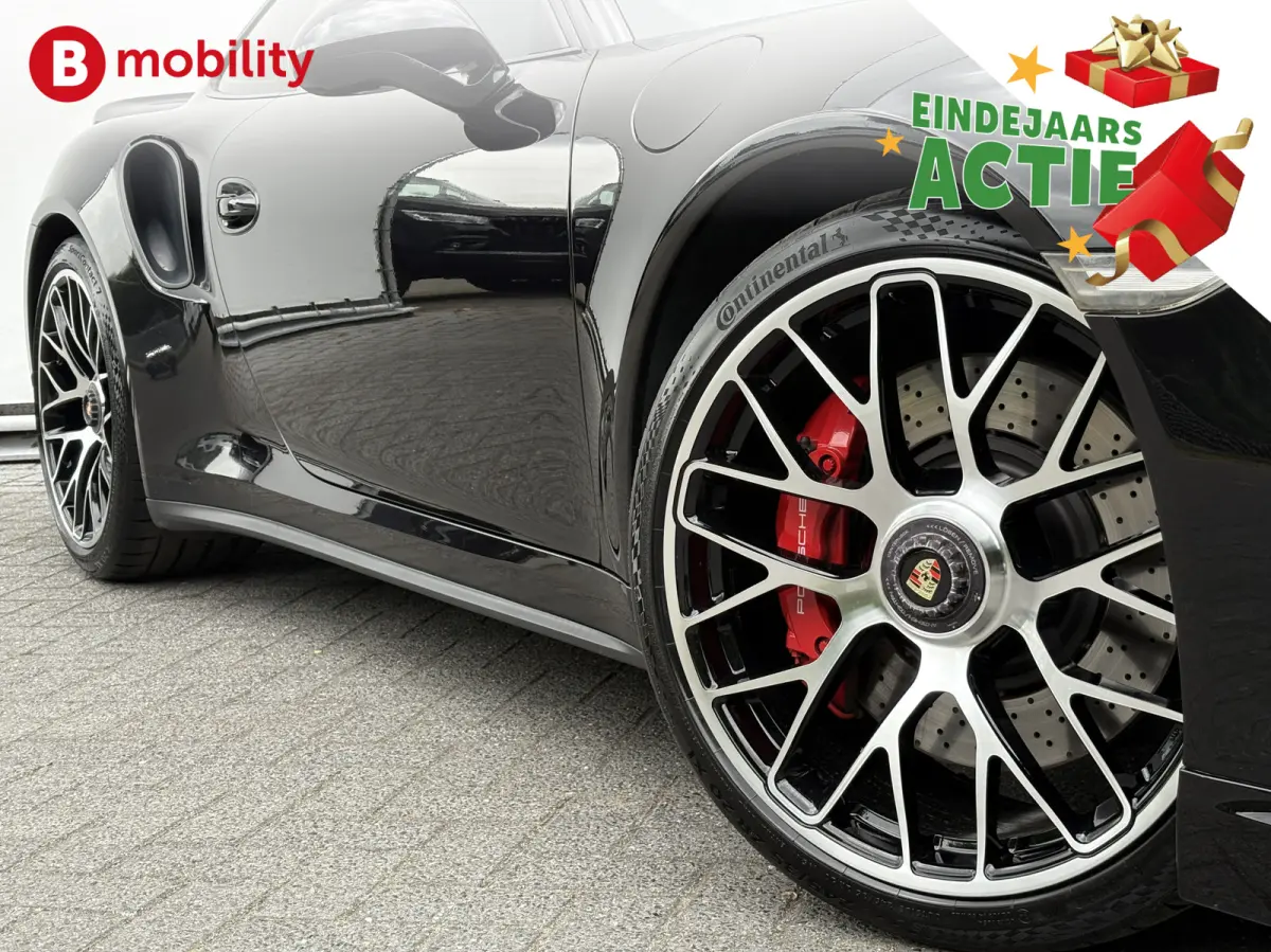 991 3.8 Turbo 521PK *Porsche Approved Sport Chrono Pakket Plus Schuif/Kanteldak | Cruise Control | Stoelventilatie/verwarming | Achteruitrijcamera | Adaptieve M-Sport onderstel