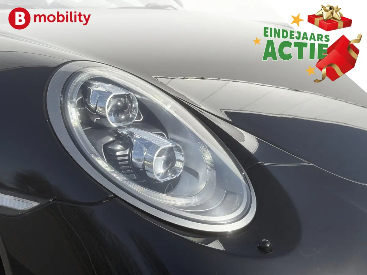991 3.8 Turbo 521PK *Porsche Approved Sport Chrono Pakket Plus Schuif/Kanteldak | Cruise Control | Stoelventilatie/verwarming | Achteruitrijcamera | Adaptieve M-Sport onderstel