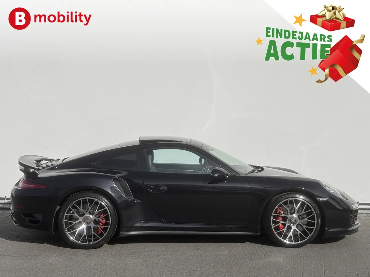 991 3.8 Turbo 521PK *Porsche Approved Sport Chrono Pakket Plus Schuif/Kanteldak | Cruise Control | Stoelventilatie/verwarming | Achteruitrijcamera | Adaptieve M-Sport onderstel