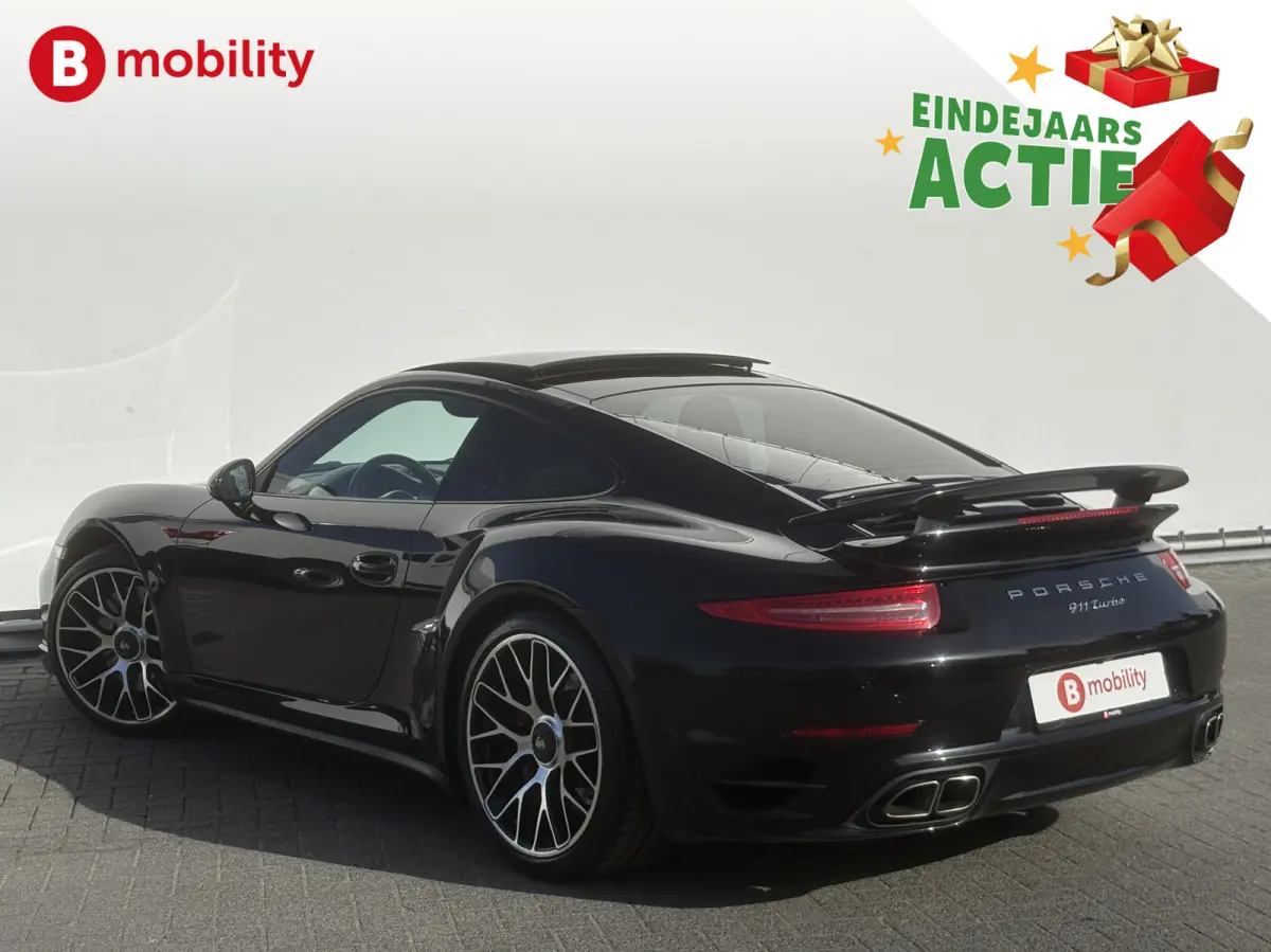 991 3.8 Turbo 521PK *Porsche Approved Sport Chrono Pakket Plus Schuif/Kanteldak | Cruise Control | Stoelventilatie/verwarming | Achteruitrijcamera | Adaptieve M-Sport onderstel