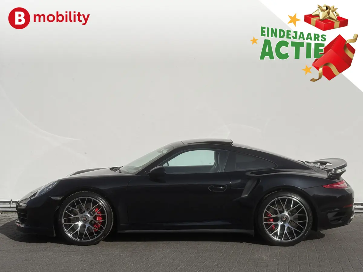 991 3.8 Turbo 521PK *Porsche Approved Sport Chrono Pakket Plus Schuif/Kanteldak | Cruise Control | Stoelventilatie/verwarming | Achteruitrijcamera | Adaptieve M-Sport onderstel