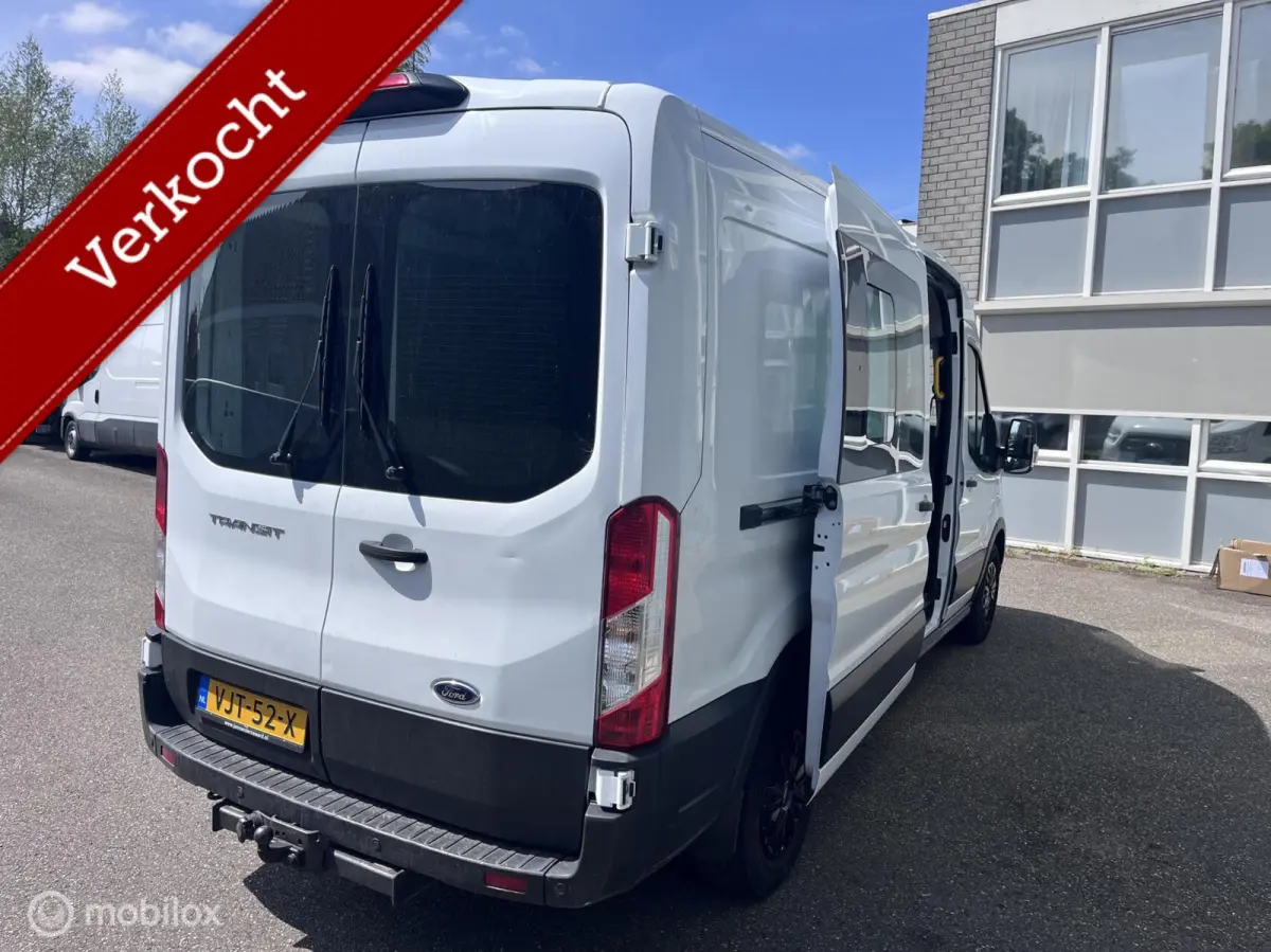 350 2.0 TDCI Euro 6 L3H2 Ambiente Dubbele Cabine Navi Airco Ceuise control Trekhaak