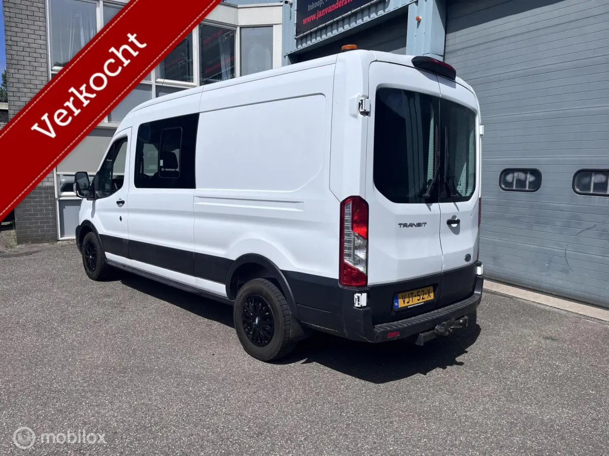 350 2.0 TDCI Euro 6 L3H2 Ambiente Dubbele Cabine Navi Airco Ceuise control Trekhaak
