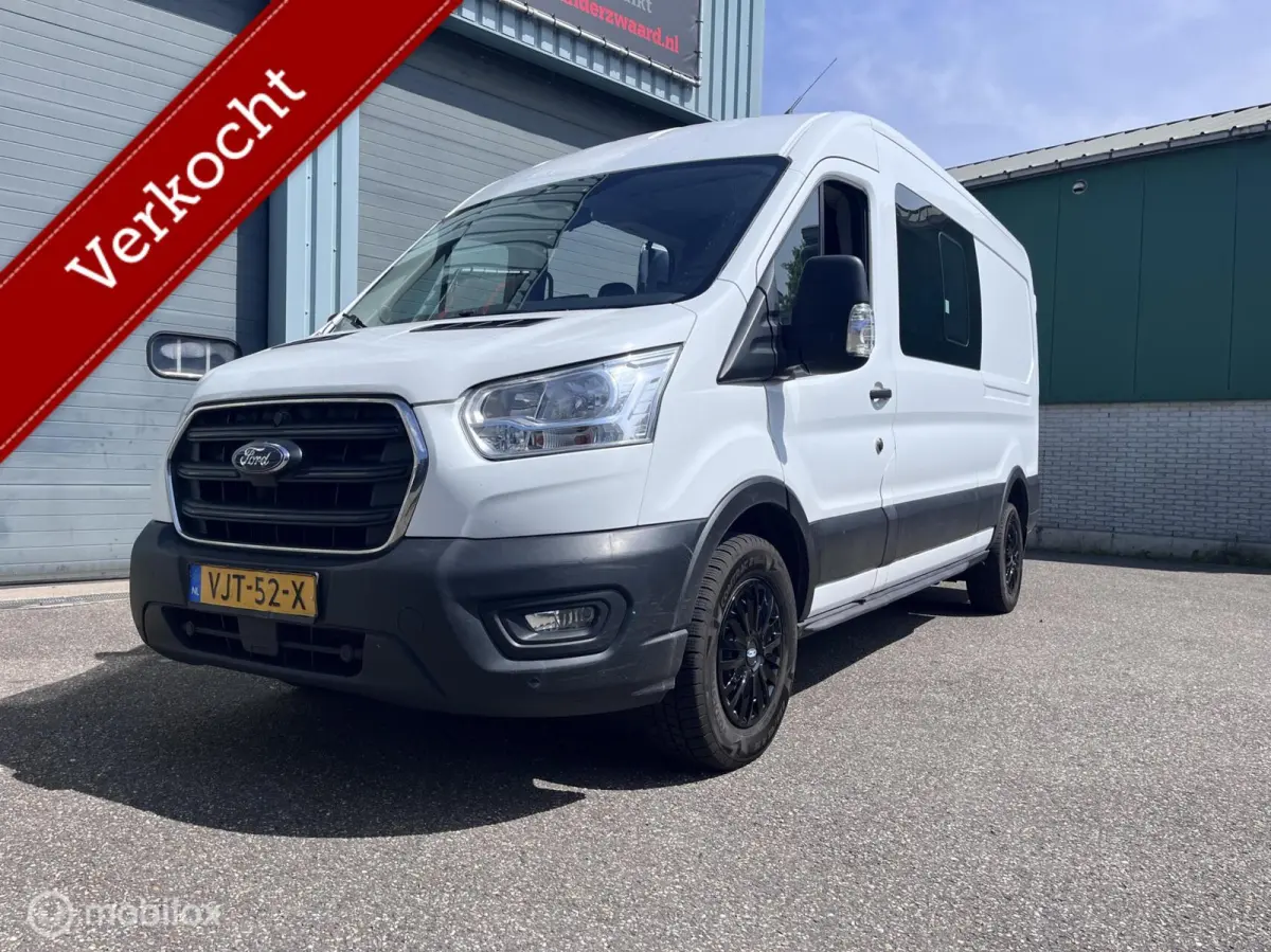 350 2.0 TDCI Euro 6 L3H2 Ambiente Dubbele Cabine Navi Airco Ceuise control Trekhaak
