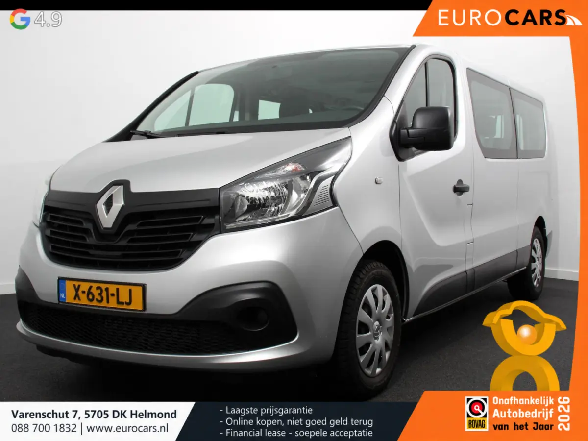 1.6 dCi Grand Authentique Energy incl. BPM/ BTW  L2H1 8 persoons !  Navigatie Airco voor en achter Parkeer sensoren Cruise Control Bumpers in kleur