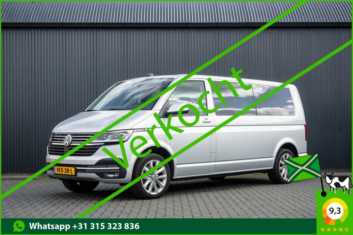 T6.1 2.0 TDI L2H1 | DC | Bulli | 200PK | Leder | Carplay | Virtual | Adapt Cruise