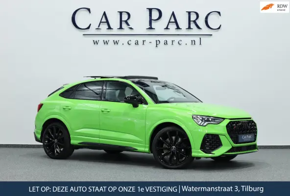 RSQ3 2.5 TFSI Quattro 400PK BTW!/MATRIX/VIRTUAL/PANO/LEER+S.VERWARMING/B&O/21"LMV/360/LINE/ACC/ECC/12 MDN GARANTIE!