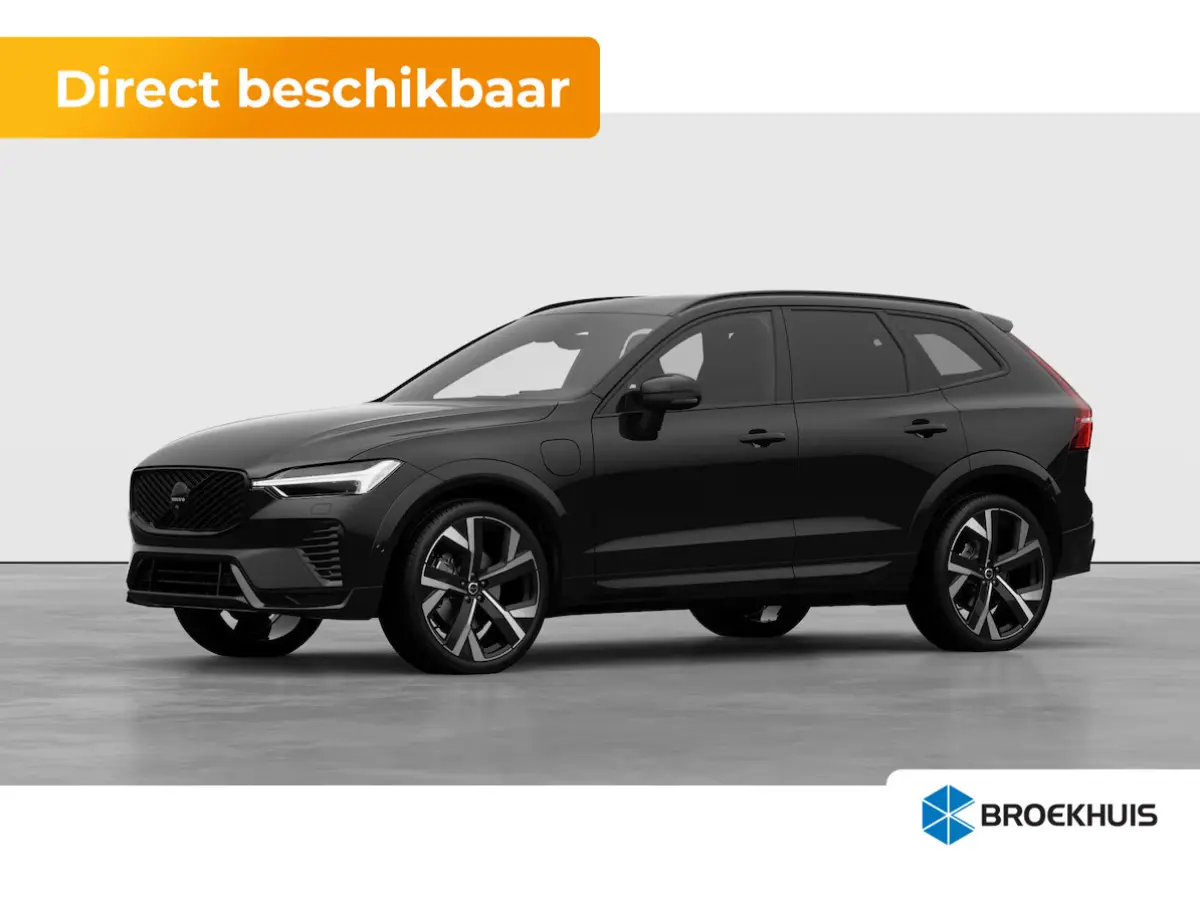 2.0 T6 Plug-in hybrid AWD Ultra Black Edition | Volvo Guard Alarm | Extra getint glas achter|  Actieve luchtvering met FOUR-C | 22" 5-dubbelspaaks Glossy Black Diamond Cut